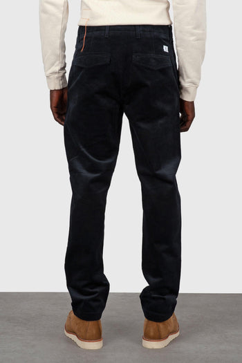 Pantalone Off In Velluto Blu Uomo - 5