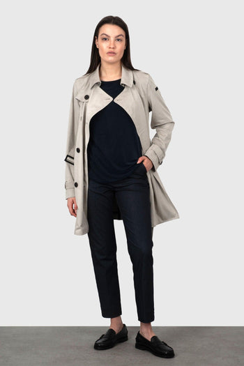 Cupro Square Wom Shirty Blu Scuro Donna - 5