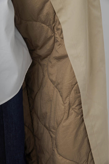 Max Mara Trench In Gabardina Ghia Beige Donna - 9