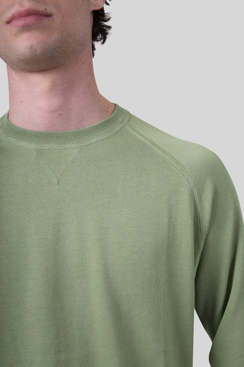 Maglia Girocollo In Cotone Pistacchio Donna - 2