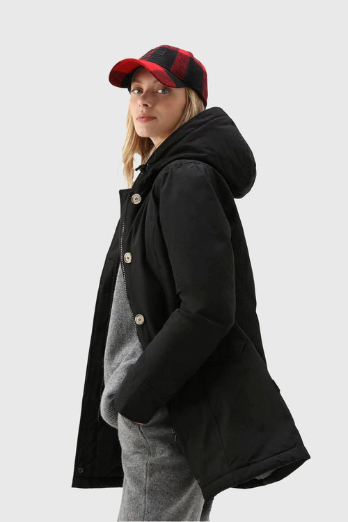 Arctic Raccoon Parka Nero Donna - 2