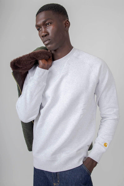 Wip Chase Sweatshirt Grigio Chiaro Uomo