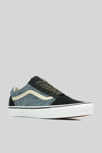 "off The Wall" Sneaker Old Skool Denim Blu Medio Uomo - 2