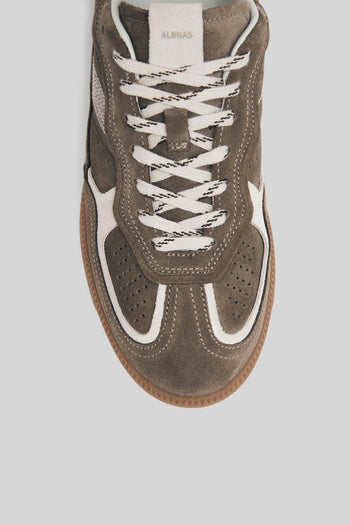 Sneaker Tb.490 Rife In Pelle Taupe Donna - 3