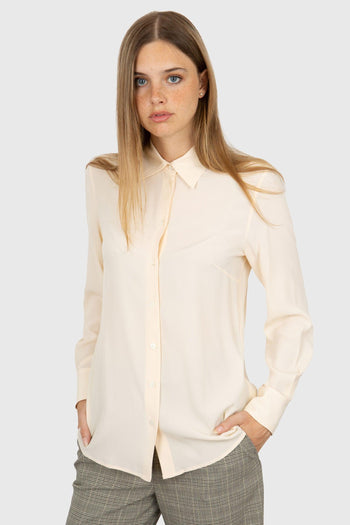 Camicia Slim Mulberry Avorio Donna - 3