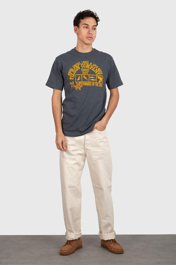 T-shirt Frontier Graphic Antracite Uomo - 2