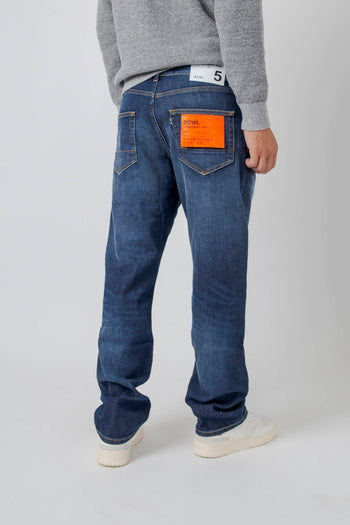 Jeans Relaxed Bowl Blu Medio Uomo - 3
