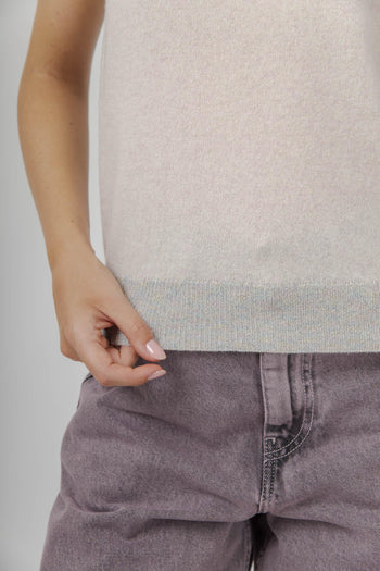 Canotta Rosa Chiaro Donna - 4