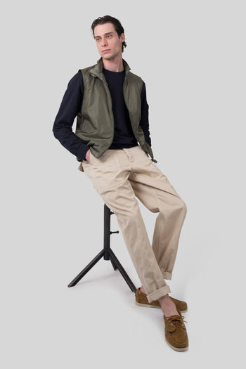 Felpa Light Fleece Crewneck Blu Scuro Uomo - 2
