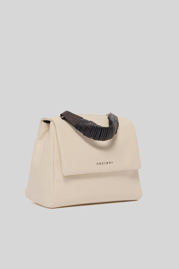 Borsa Sveva Piccola Jungle In Pelle Ecru Donna - 2