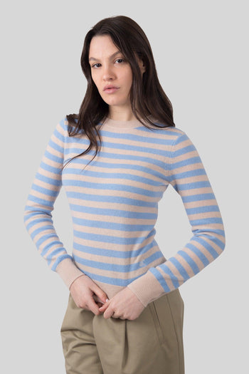 Maglia Marge Beige/azzurro Donna - 5