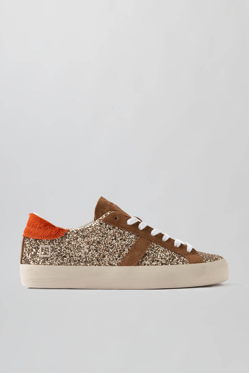 Sneaker Hill Low Glitter Bronzo Donna