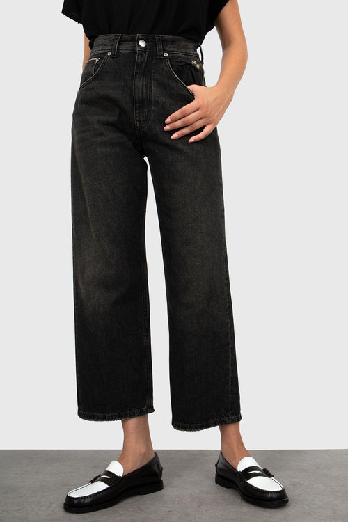 Jeans Regular Uma Nero Donna