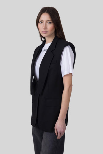 Gilet Ivo Nero Donna - 5