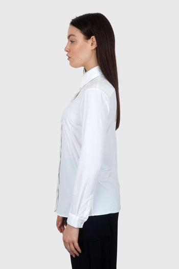 Oxford Plain Wom Shirt Bianco Donna - 3