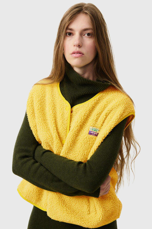 Gilet Hoktown Cotone Giallo