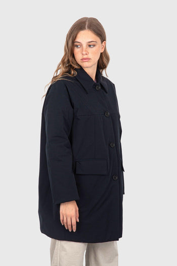 Cappotto Aveline Blu Navy Donna - 3