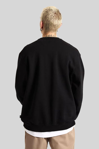 "off The Wall" Felpa Crew Left Chest Ii Nero Uomo - 4