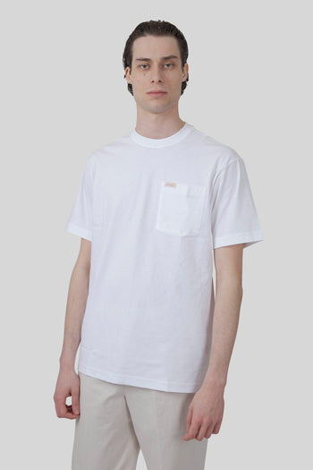 T-shirt Outfitter Pocket Bianco Uomo - 5
