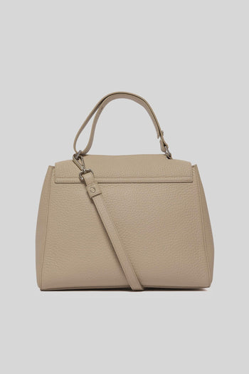 Borsa Sveva Midi In Pelle Soft Con Tracolla Sabbia Donna - 3