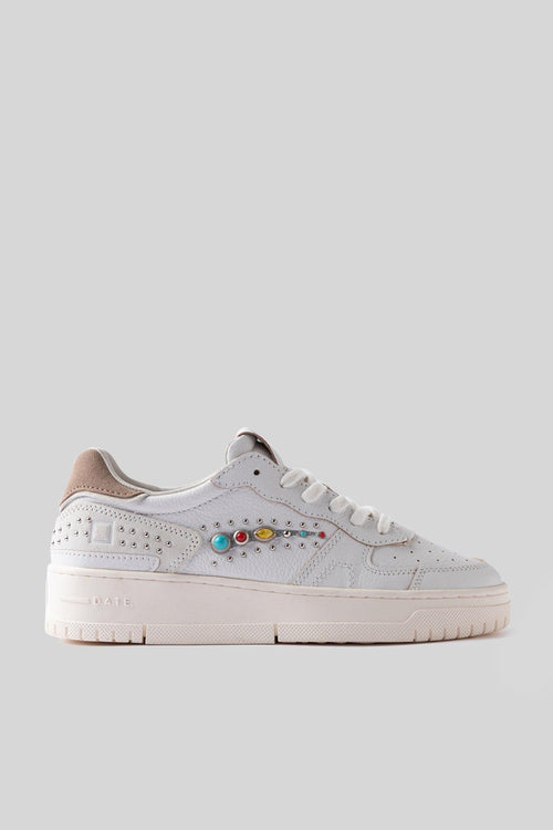 Sneaker Torneo Pure Studs Bianco Donna