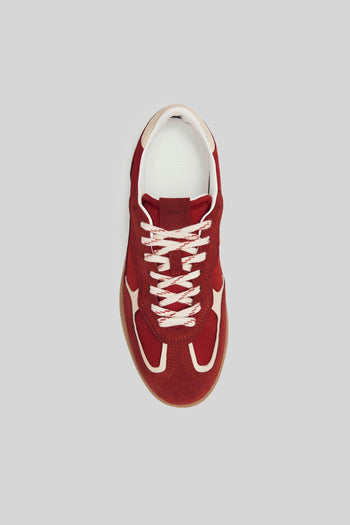 Sneaker Tb.490 Rife In Pelle Rosso Donna - 4