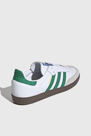 Sneaker Samba Og Bianco/verde Donna - 4