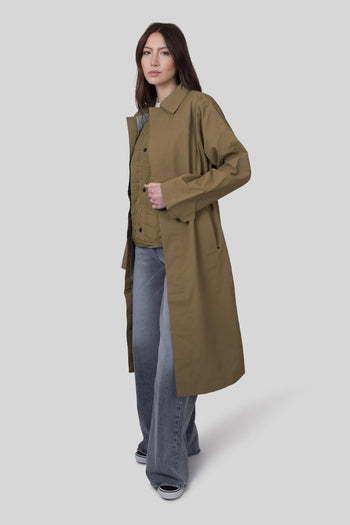 Parka City Triclimate Verde Militare Donna - 3