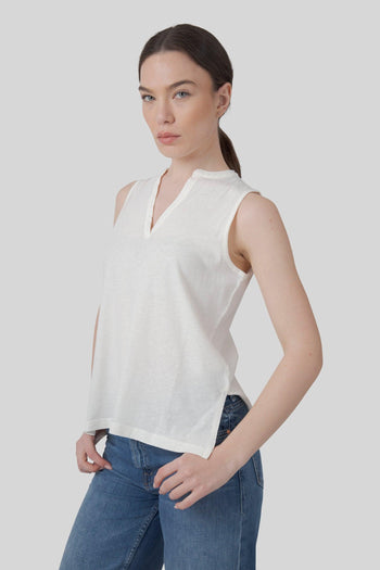 Canotta Tessie Bianco Donna - 3
