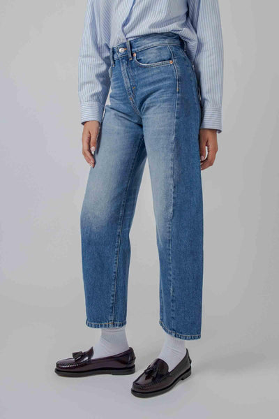 Jeans Cincity Blu Medio Donna