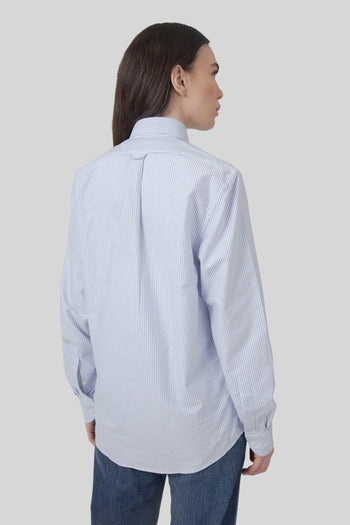 Camicia Doubling Ox Bianco/azzurro Unisex - 10