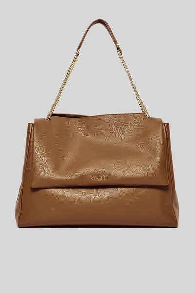 Borsa Sveva Xl In Pelle Martellata Sense Cuoio Donna