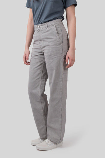 Wip W' Mercer Pant Stripe Bianco/grigio Donna - 6