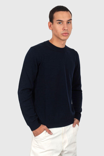 Maglia Girocollo Blu Navy Uomo - 4