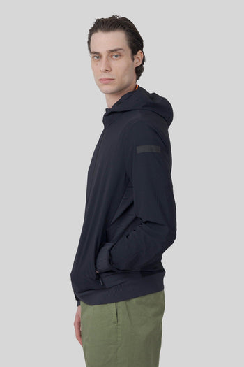 Felpa Surflex Soft Touch Hood Zip Blu Uomo - 3
