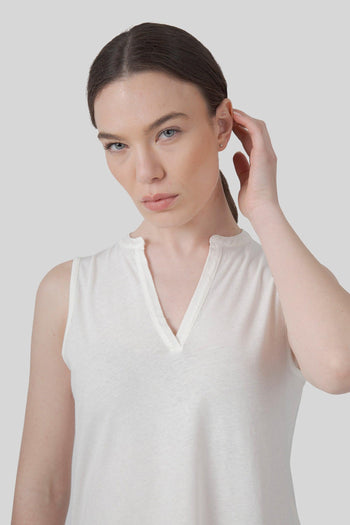 Canotta Tessie Bianco Donna - 2