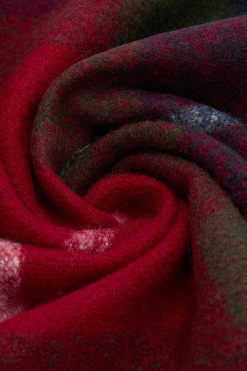 Sciarpa Tartan Deanna Verde/rosso Unisex - 5