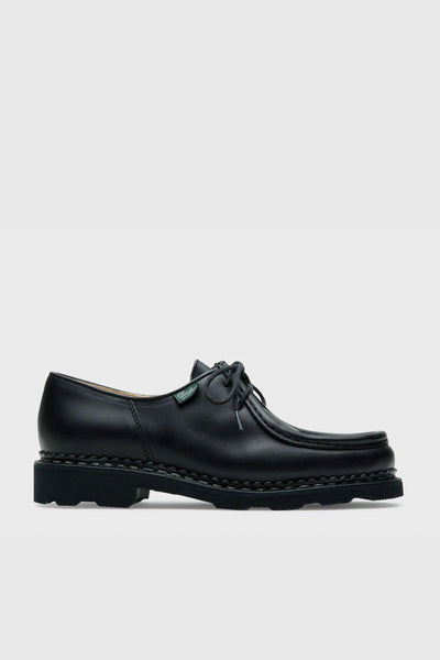 Scarpa Derby Michael Lisse Noir Nero Uomo