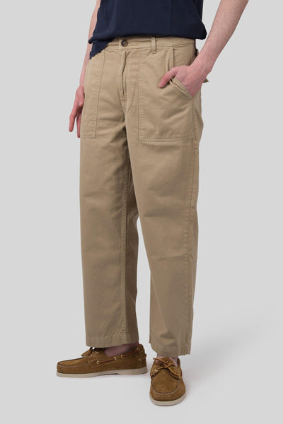 Pantalone Milton Herringbone Beige Uomo