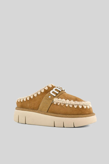 Bounce Clog Metal Logo Cognac Donna - 2