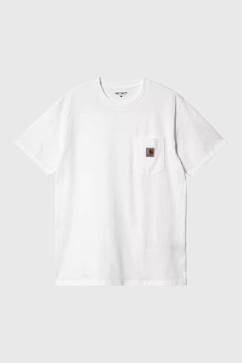 Wip Short Sleeve Pocket T-shirt Bianco Uomo - 4