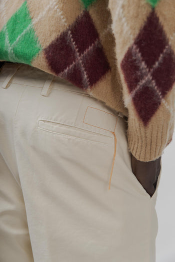 Pantalone Maine Bianco Off Uomo - 2