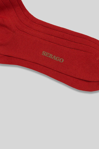 Calzino Sangerville Polol Arancio Scuro Uomo - 2