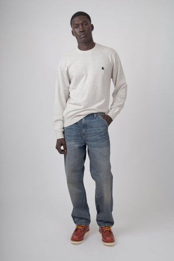 Wip Maglia Madison Grigio Melange Uomo - 2