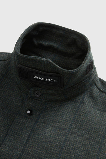 Overshirt Alaskan Wool Check Verde Scuro Uomo - 7