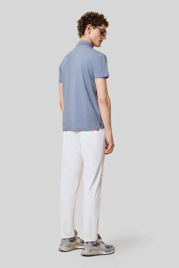 Polo Doticon Blu Medio Uomo - 4