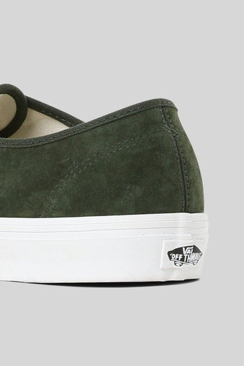 "off The Wall" Sneaker Authentic Pig Suede Verde Uomo - 2