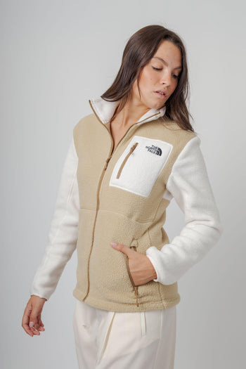 W Yumiori Full Zip Jacket Khaki Donna - 3