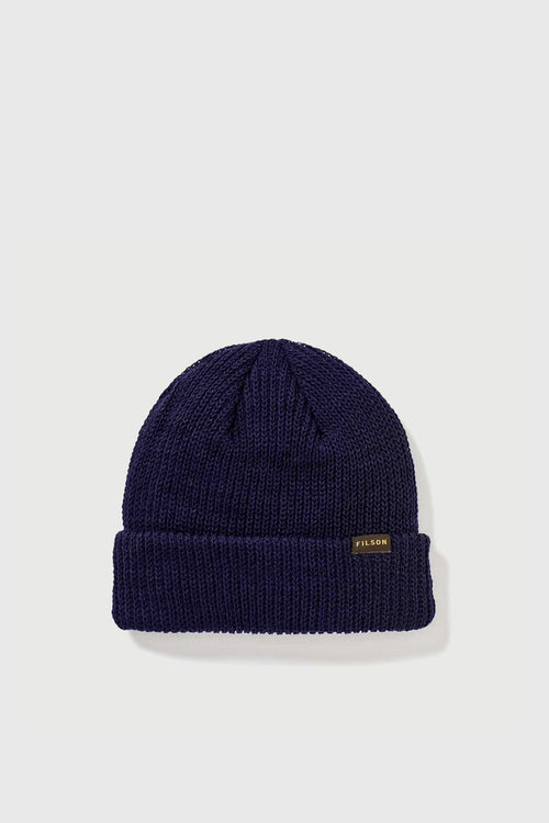 Wool Watch Cap Beanie Blu Navy Unisex