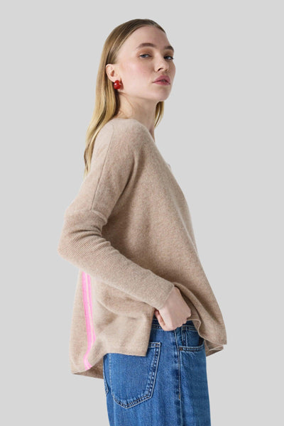 Maglia Chloe Beige Donna